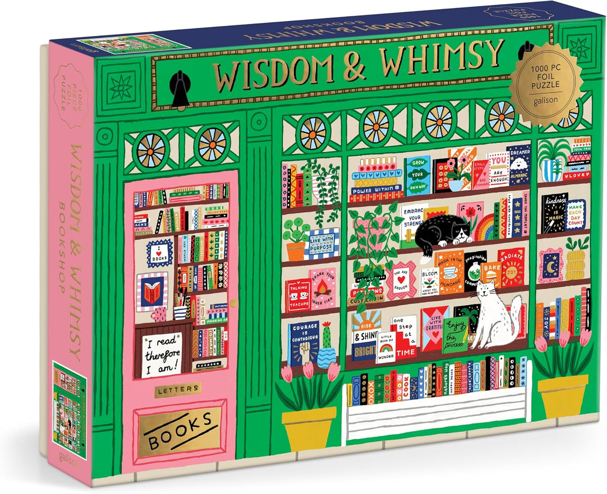 Wisdom & Whimsy Bookshop 1000pc Puzzle