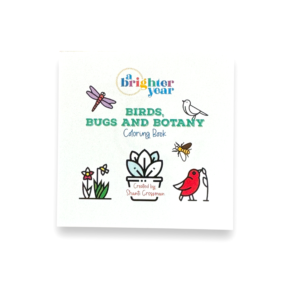 Birds, Bugs & Botany Coloring Book