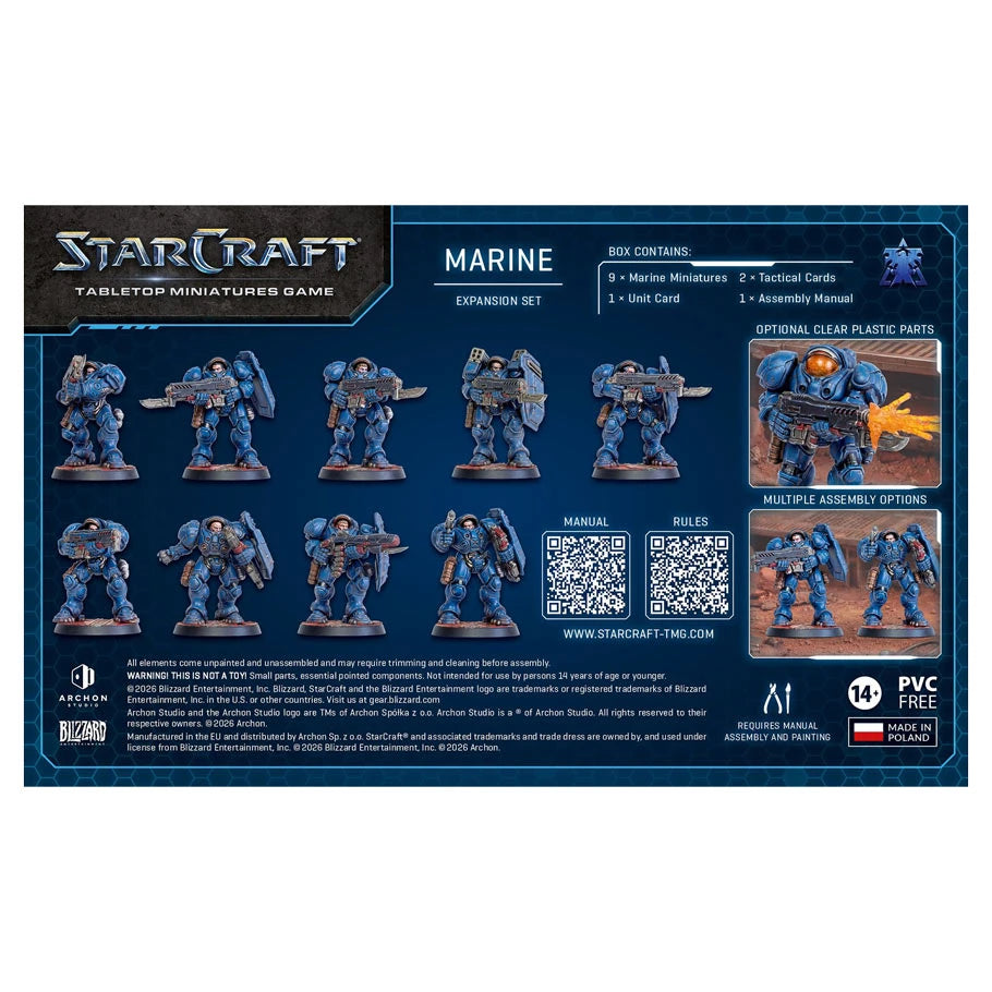 StarCraft: Tabletop Miniatures Game: Terran: Marine Expansion Set