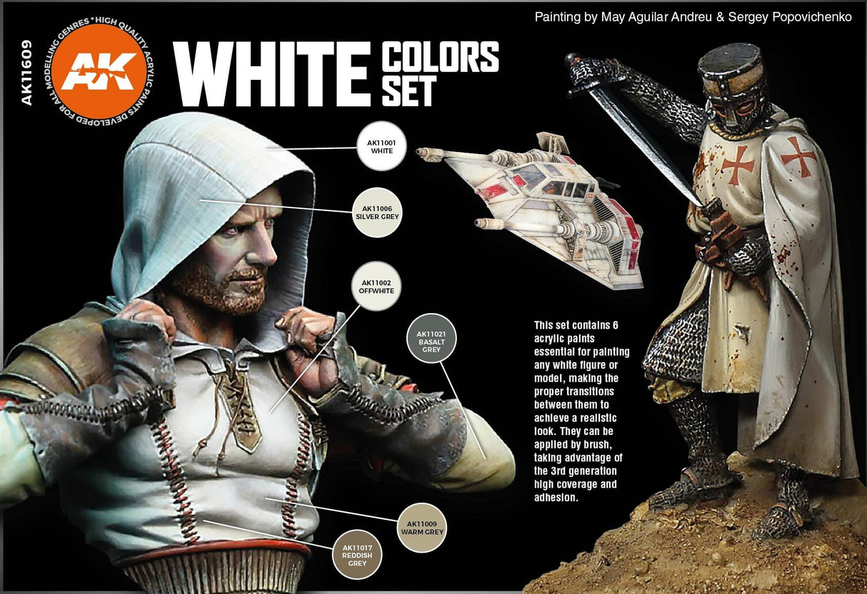 3G White Colors Set