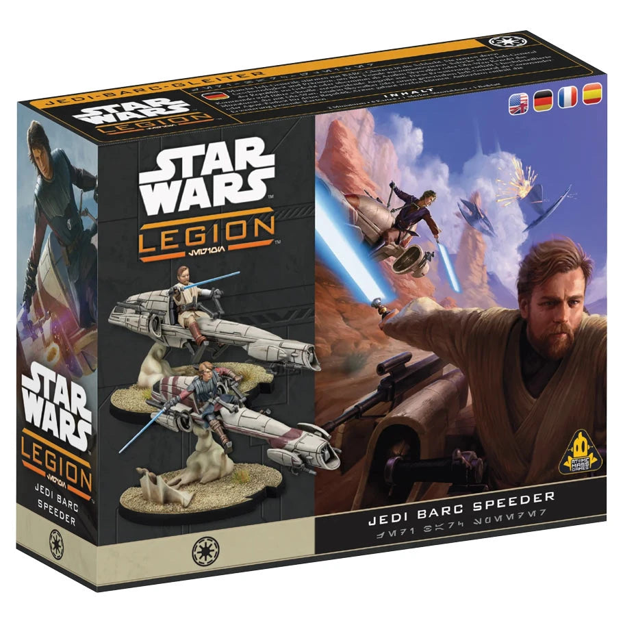 Jedi General on BARC Speeder