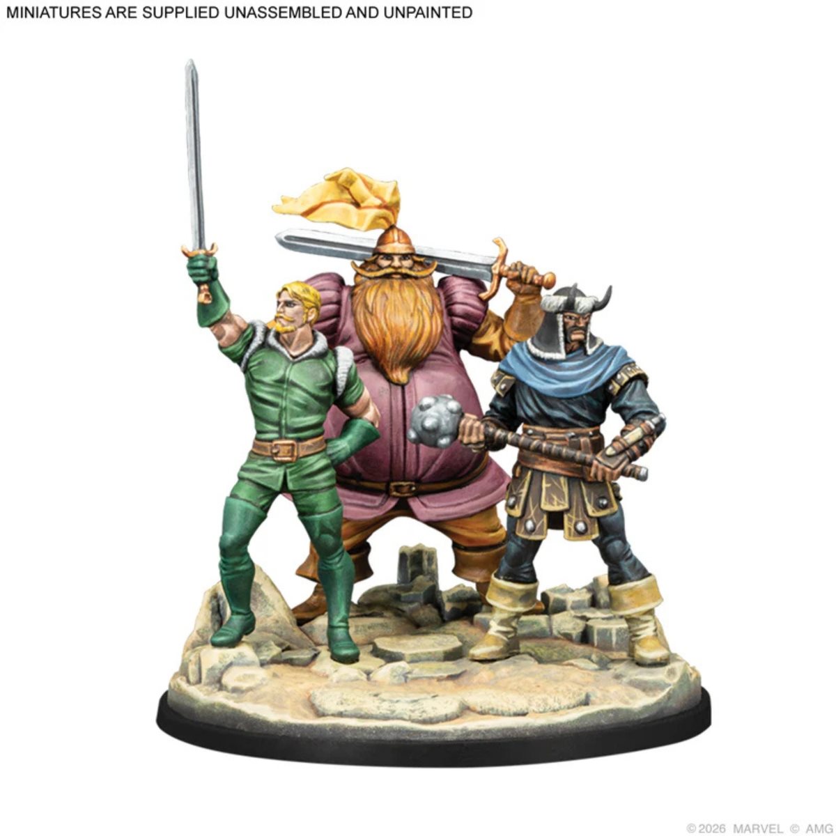 Valkyrie on Elendil & Warriors Three