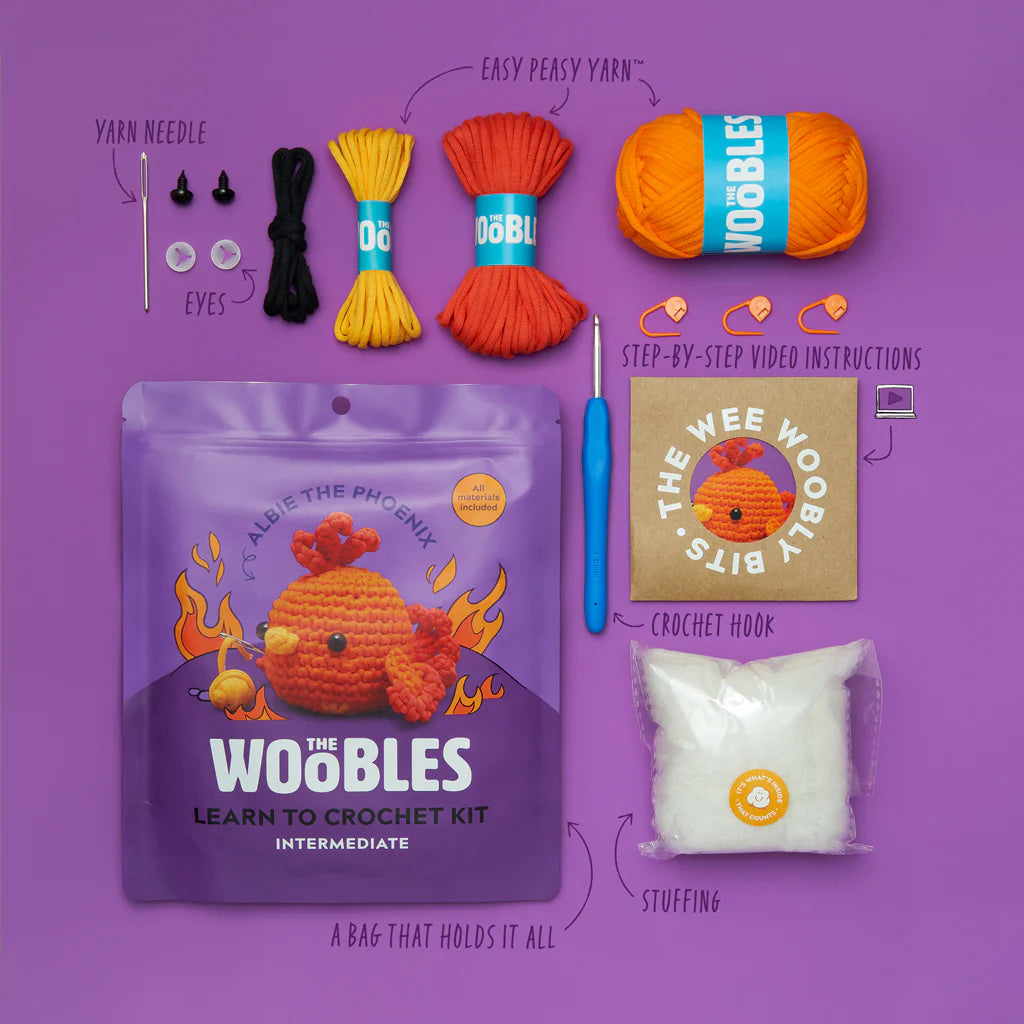 Woobles Phoenix Crochet Kit