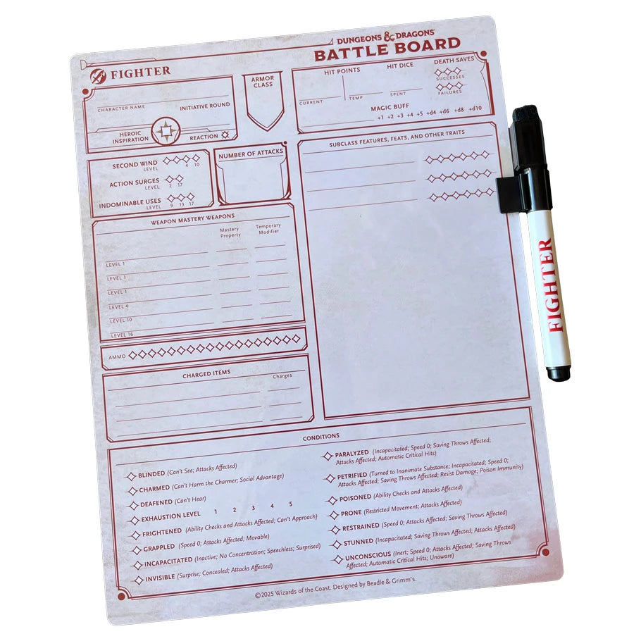 D&D Battle Board: Fighter