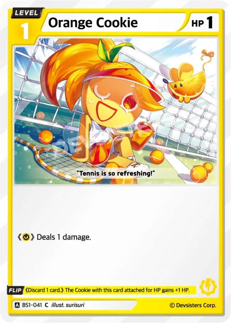 Orange Cookie