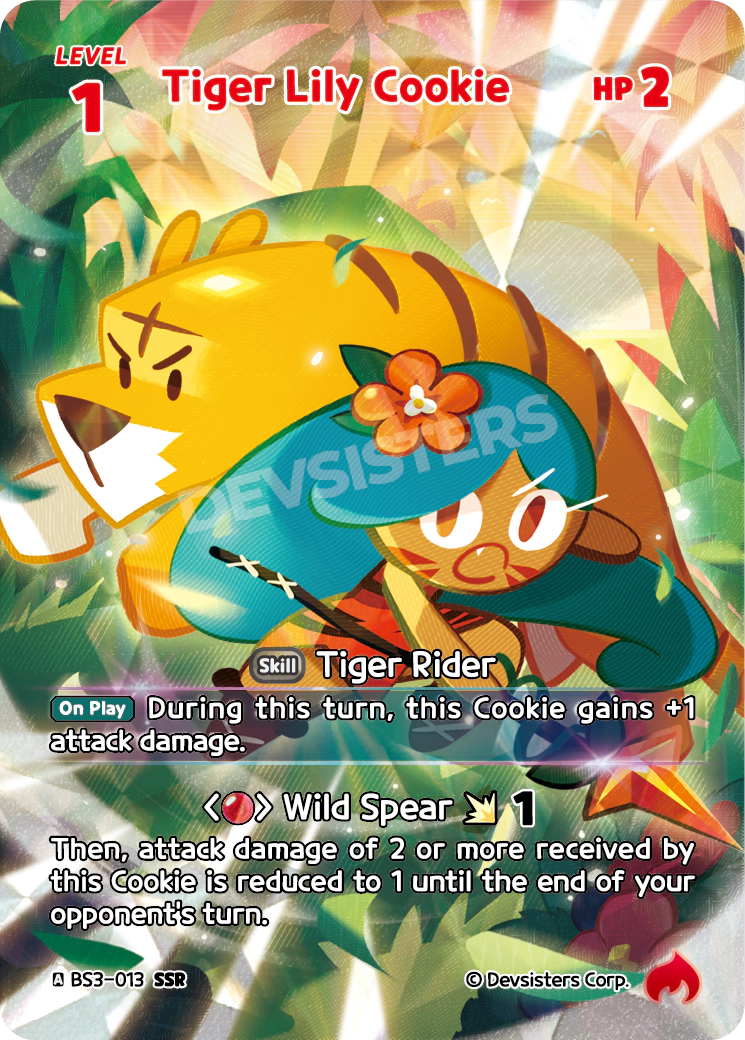 Tiger Lily Cookie