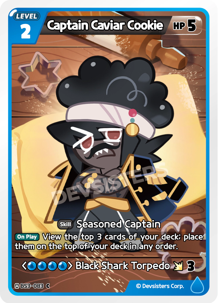 Captain Caviar Cookie