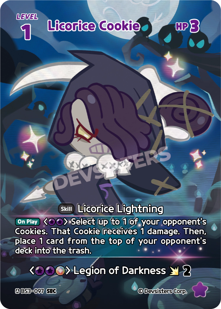 Licorice Cookie