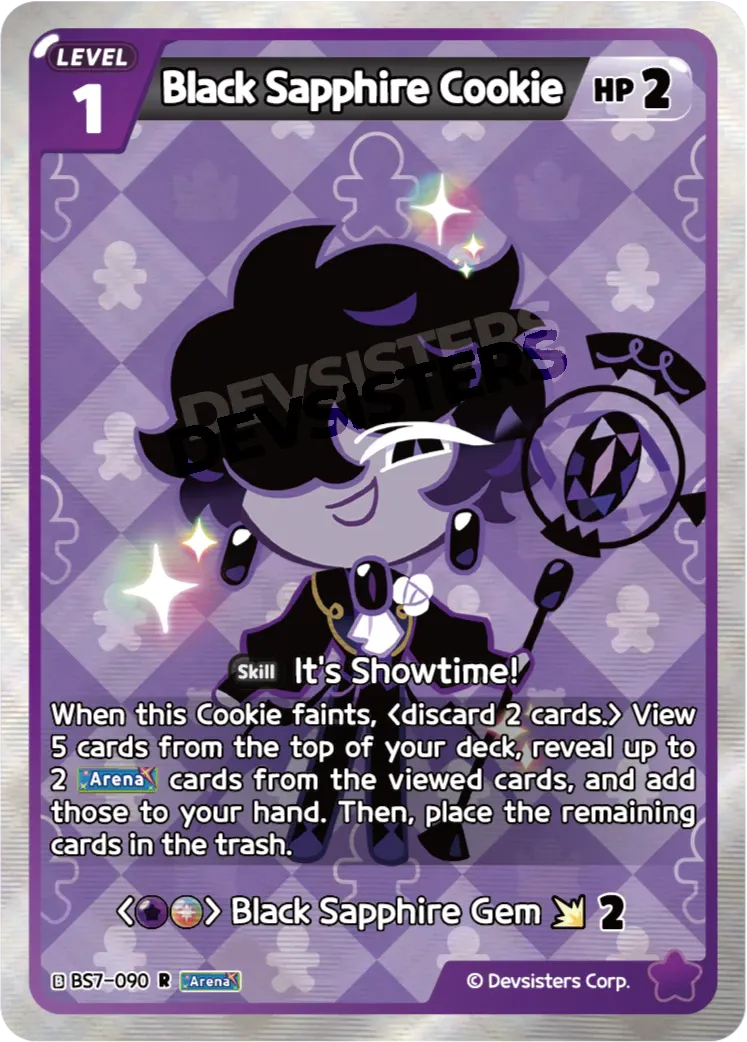 Black Sapphire Cookie