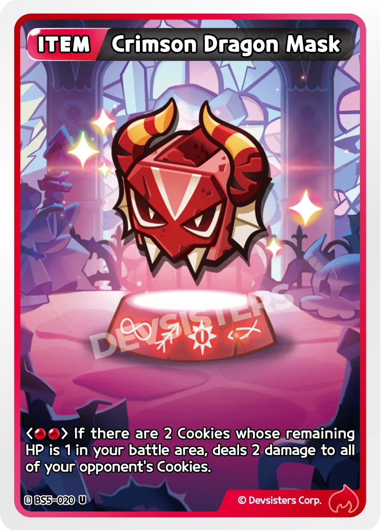 Crimson Dragon Mask