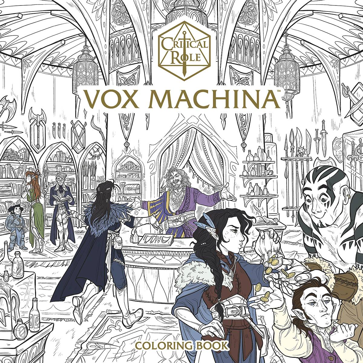 Critical Role: Vox Machina Coloring Book