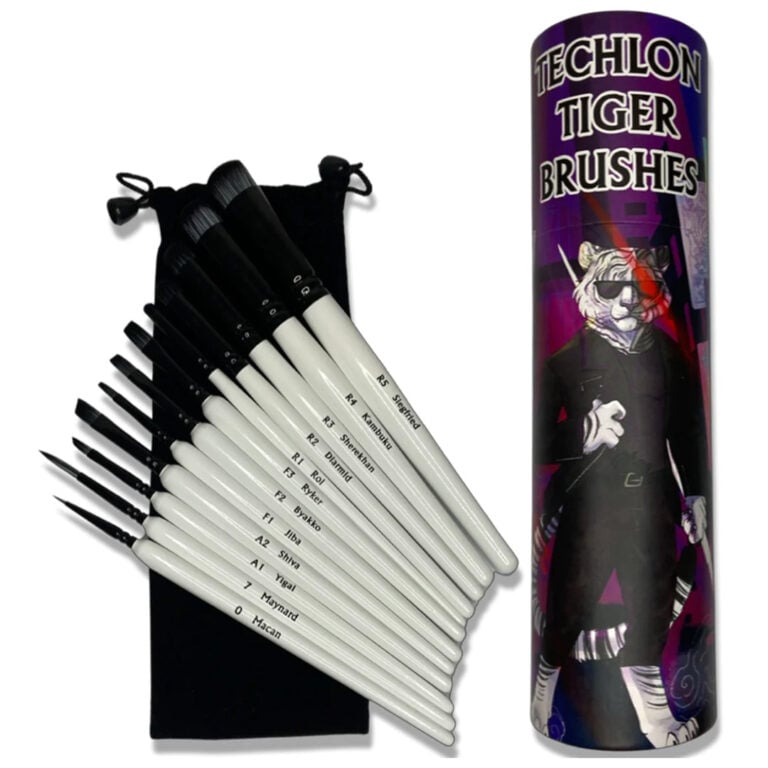 Techlon Tiger Drybrushes