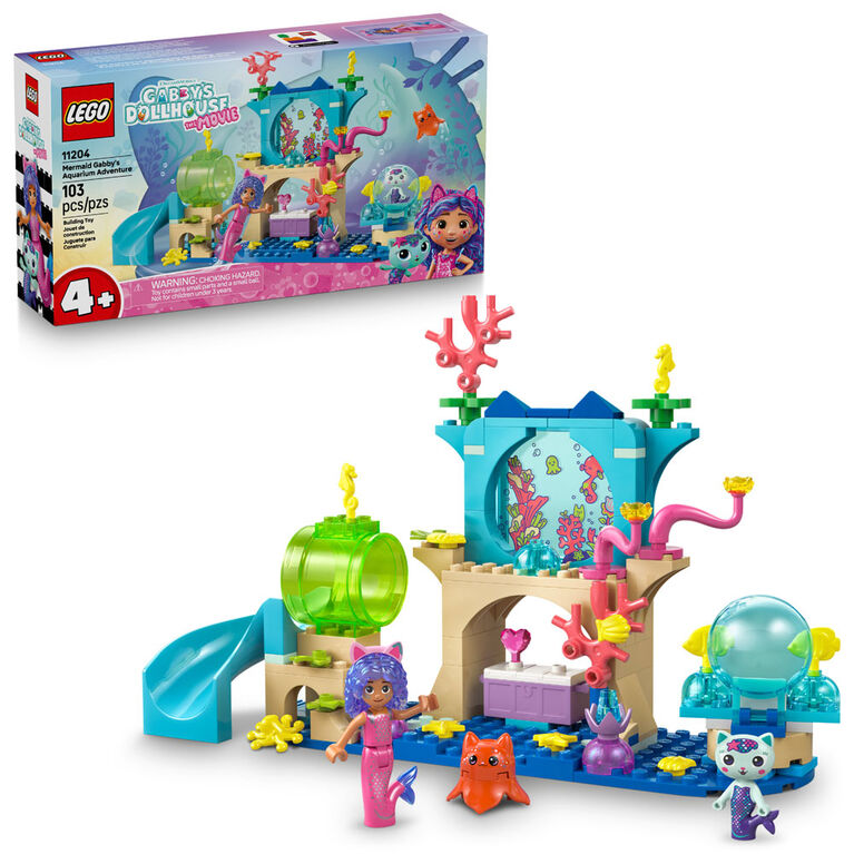 LEGO Gabby's Dollhouse Mermaid Gabby's Aquarium Adventure