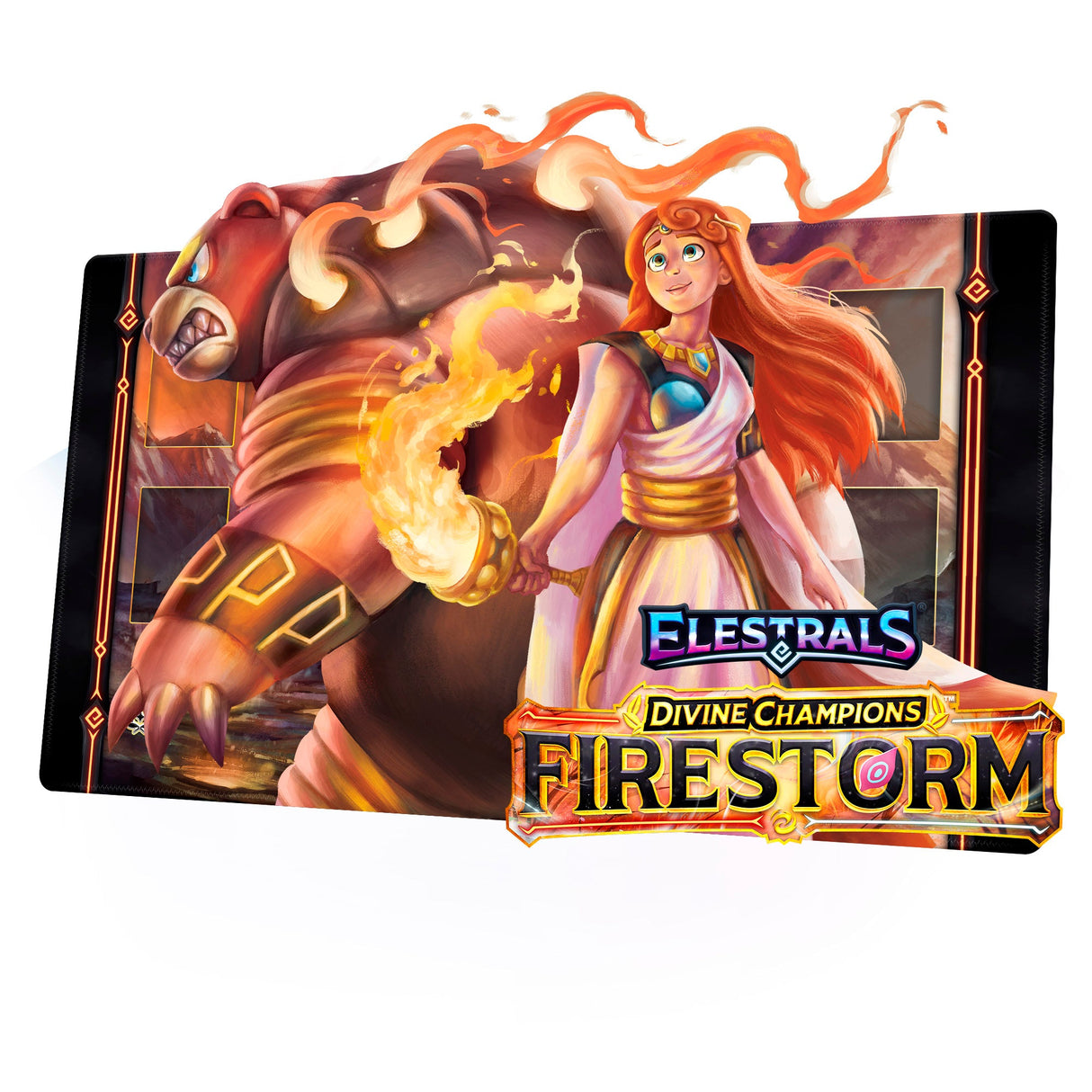 Elestrals TCG: Majursa Champion of Hestia Playmat