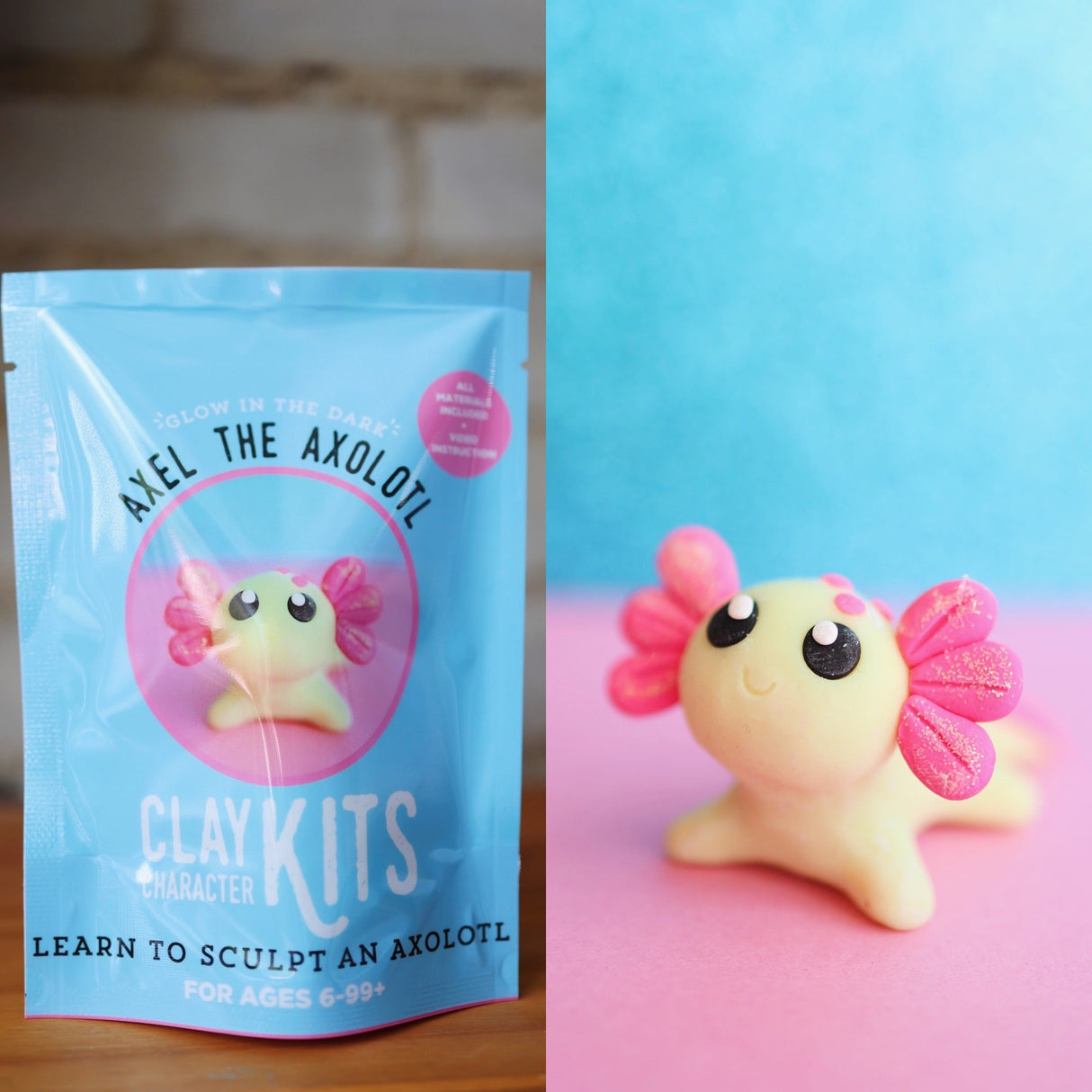 DIY Clay Kit Axolotl
