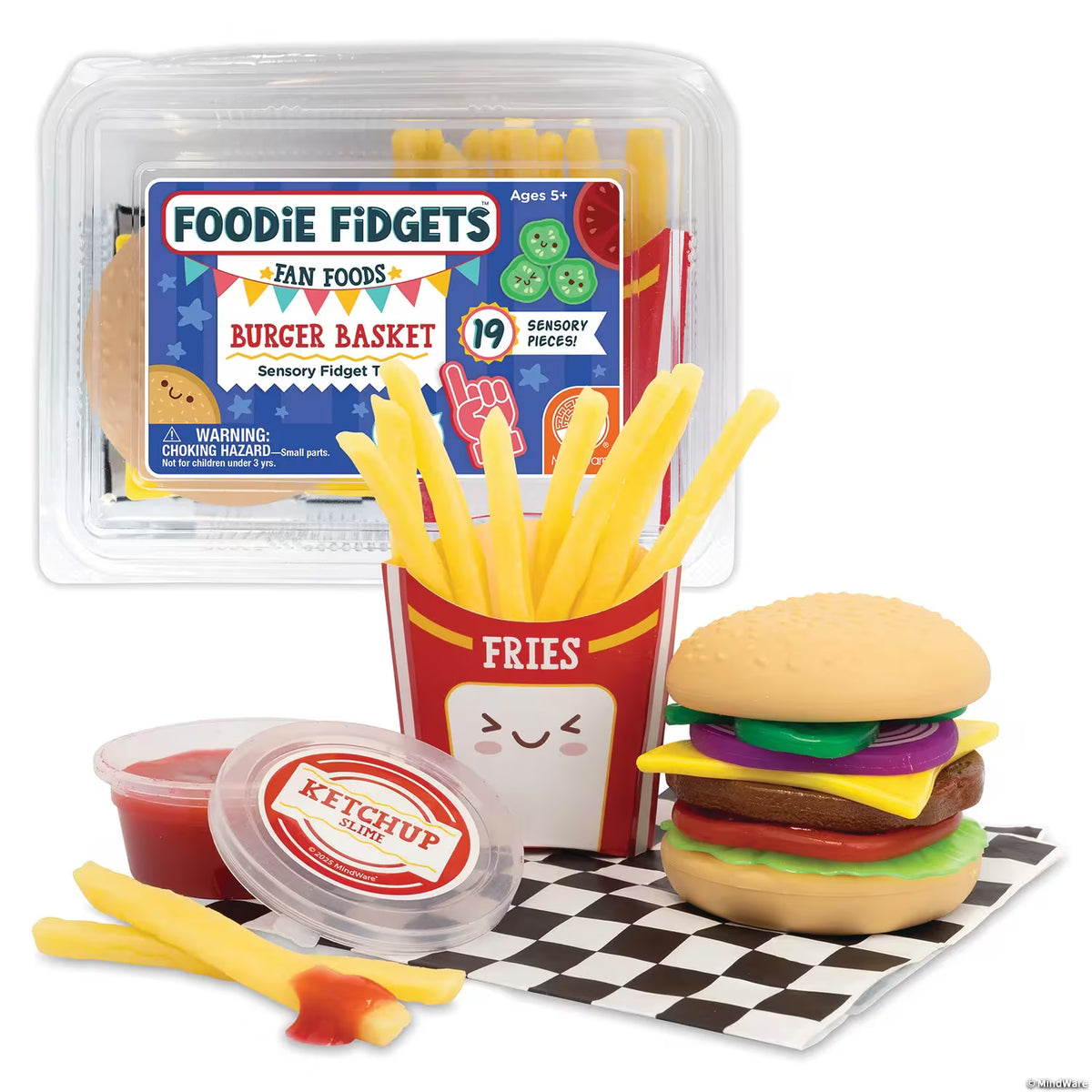 Foodie Fidget Burger Basket