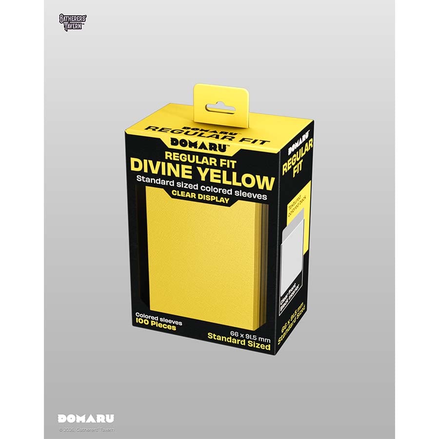 Gatherers' Tavern Domaru Regular Sleeves: Divine Yellow (100ct)