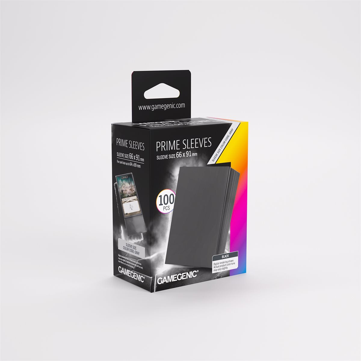 Prime Sleeves Black 66x91