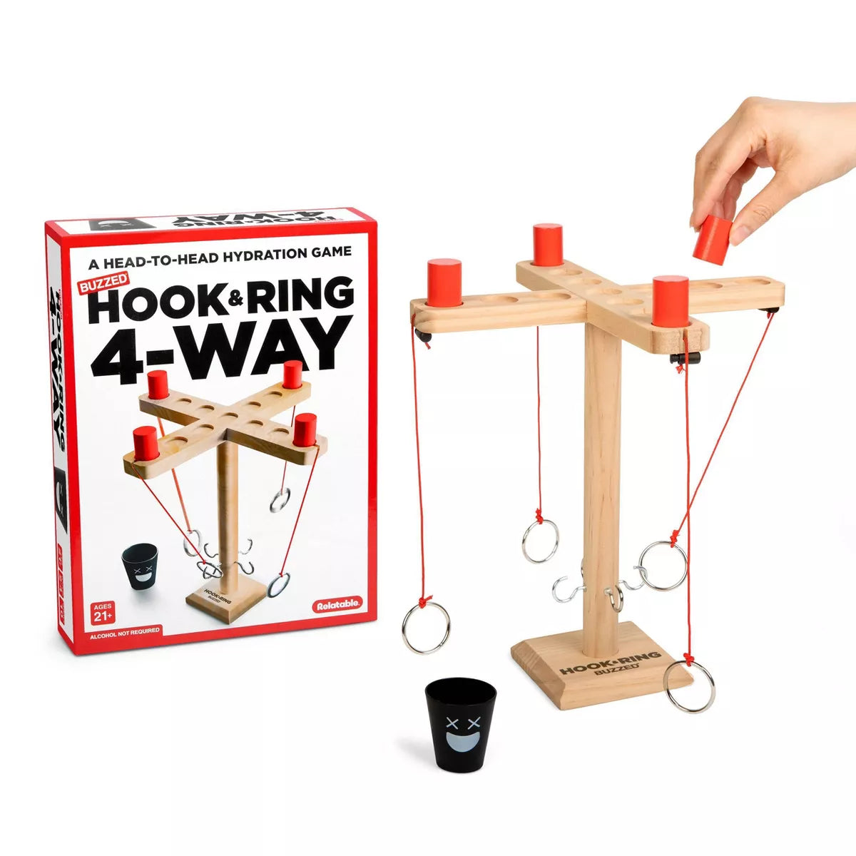 4 Way Hook & Ring by What Do You Meme?