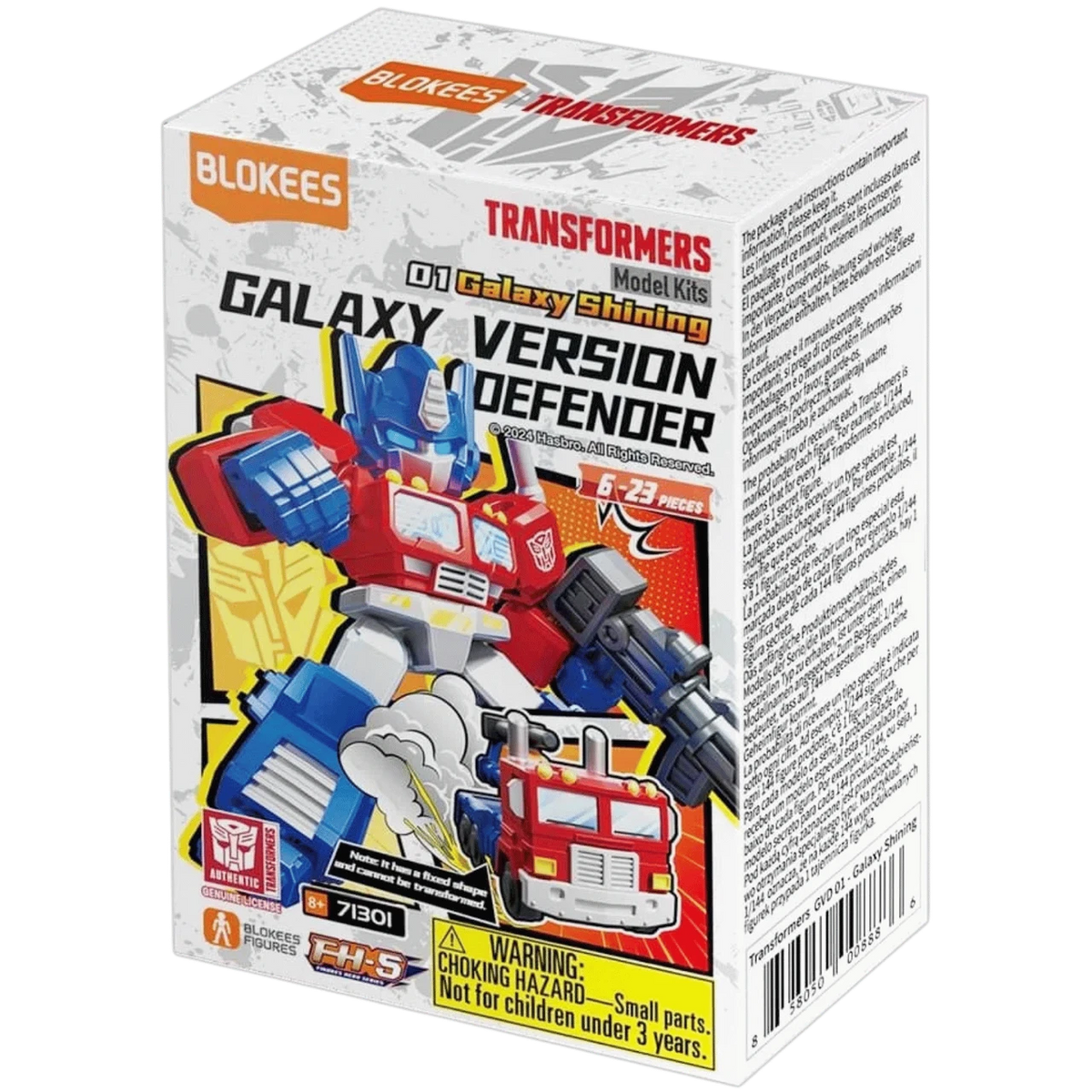 Blokees Transformers Defender Version 01 Shattered Alliance Pack