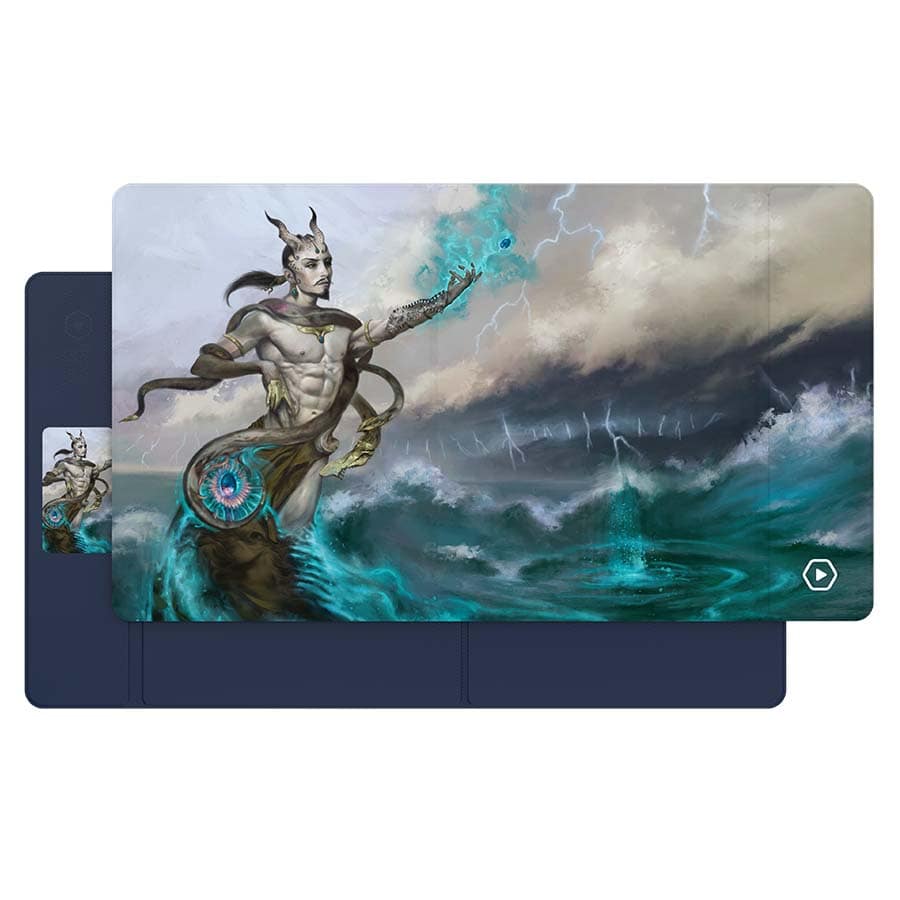 Heavy Play ETB Playmat: Jim Pavelec - Djinn