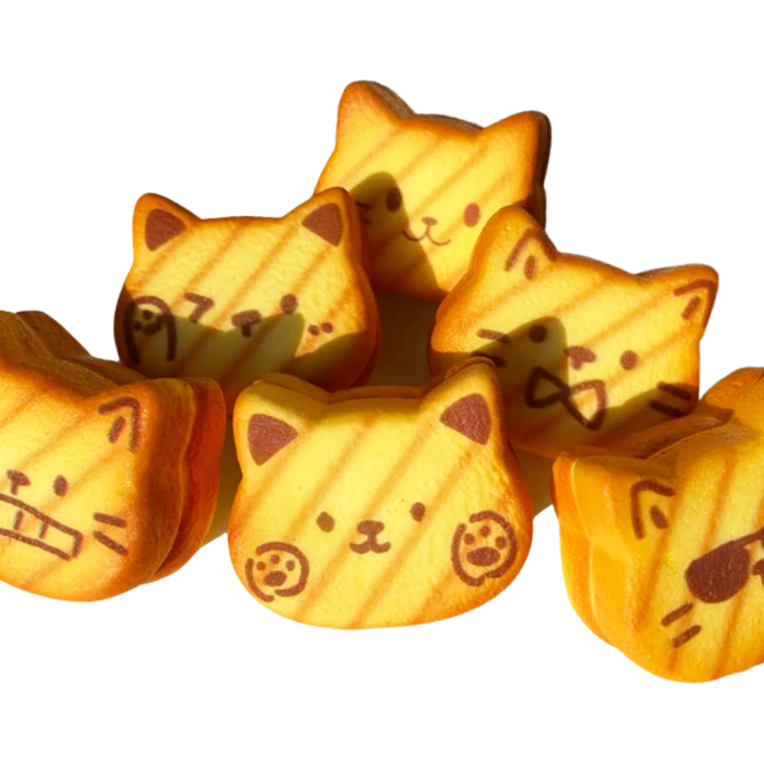 Cat Bread Stress Toy