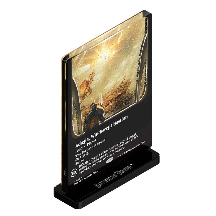 Gatherers' Tavern MTG Edge of Eternities Slab Standee: Adagia, Windswept Bastion