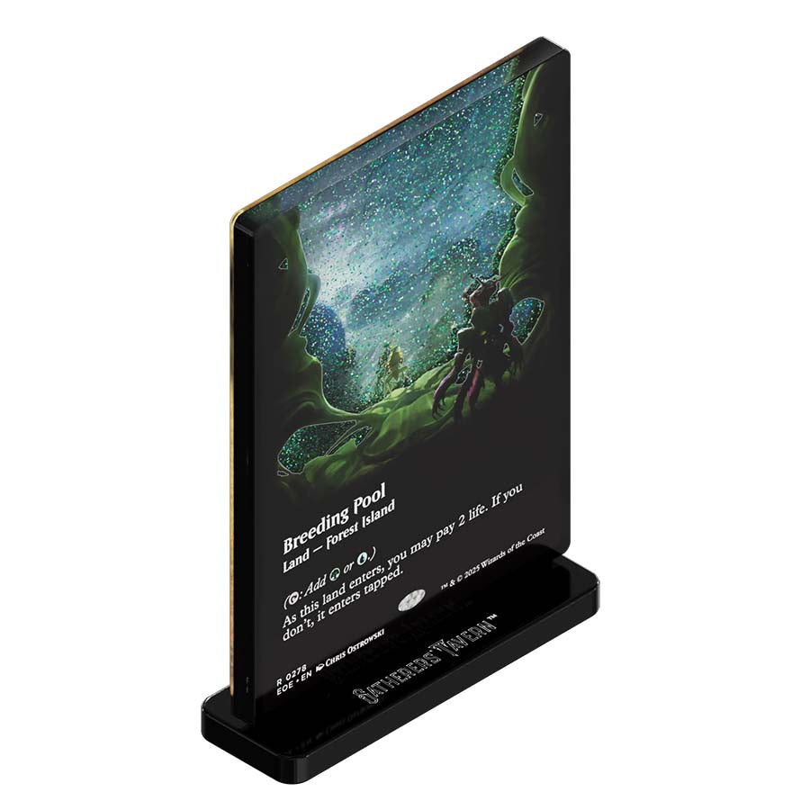 Gatherers' Tavern MTG Edge of Eternities Slab Standee: Breeding Pool