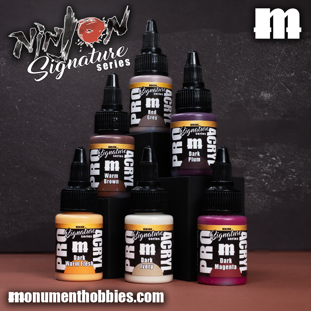 Monument Hobbies Pro Acryl Signature Series Set 2 - Ninjon Paint Set