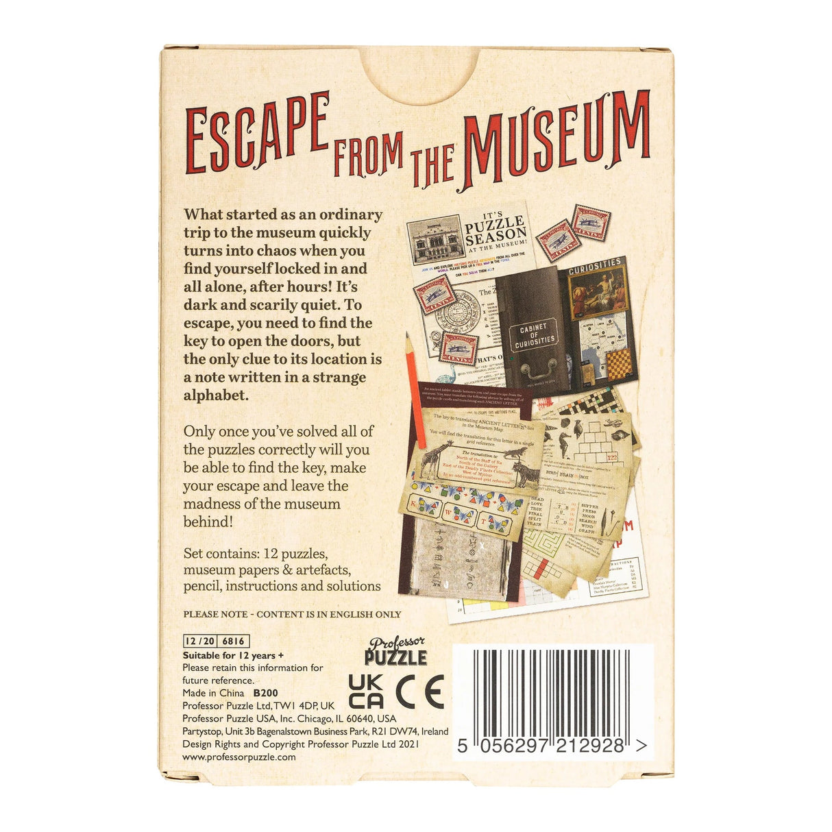 Professor Puzzle: Escape from the Museum Game