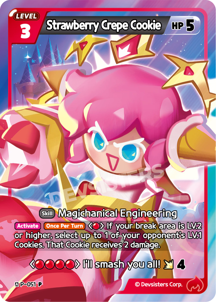 Strawberry Crepe Cookie Promo