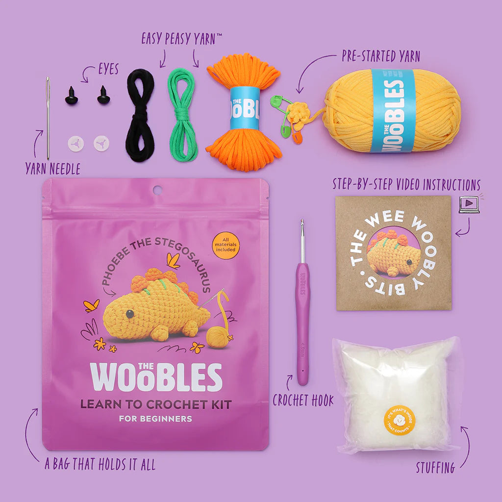 Woobles Stegosaurus Crochet Ki