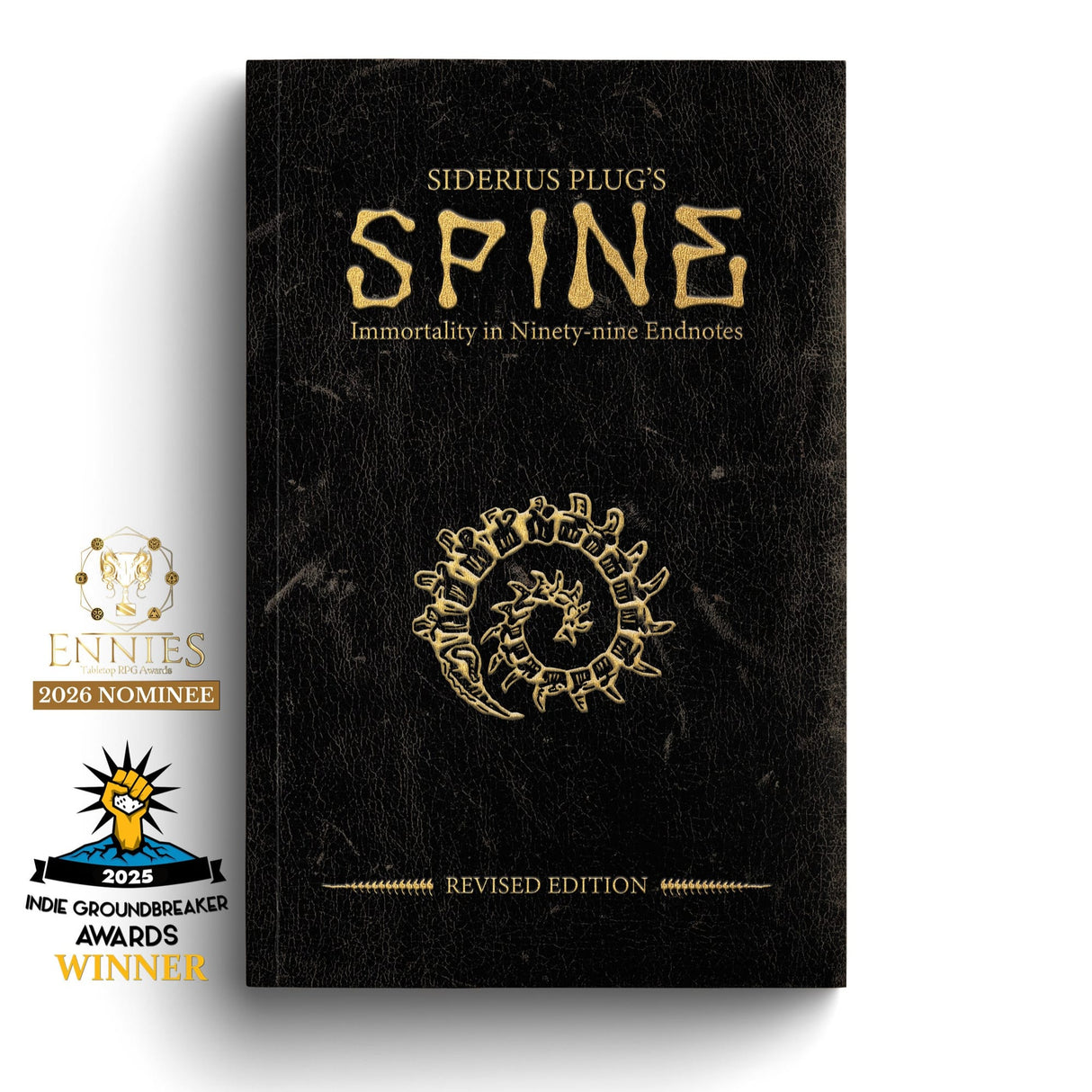 SPINE: Siderius Plug's Immortality in Ninety-nine Endnotes