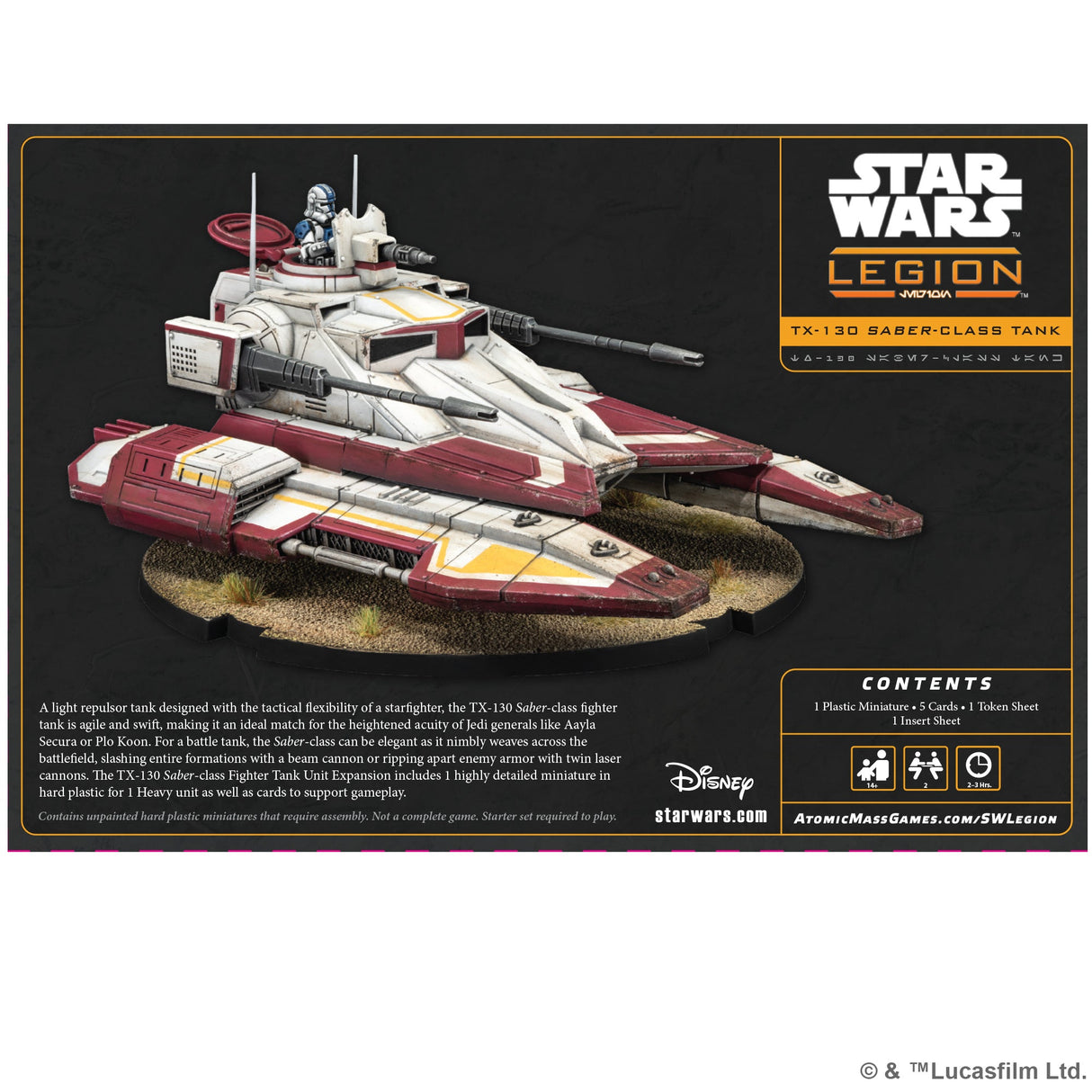 Star Wars: Legion – TX-130 Saber-Class Fighter Tank