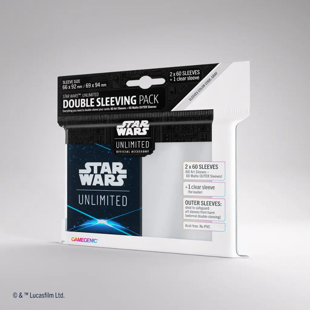 Star Wars: Unlimited: Double Sleeve Space Blue