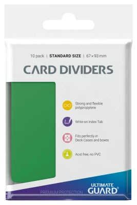 Ultimate Guard Card Dividers Green