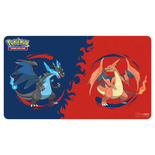 Ultra PRO Pokémon Playmat: Mega Charizard X and Mega Charizard Y