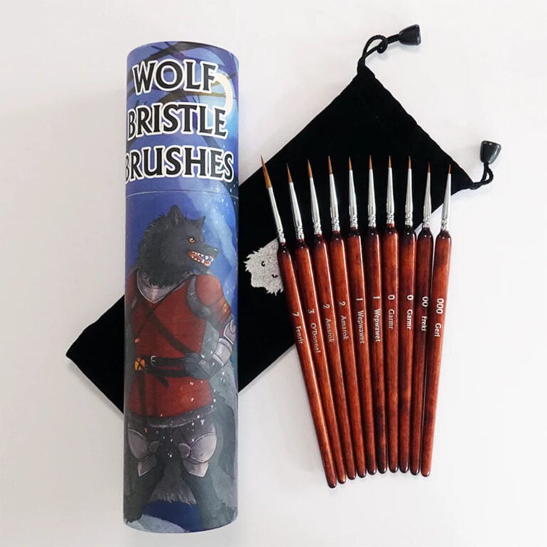 Wolf Bristle Brushes