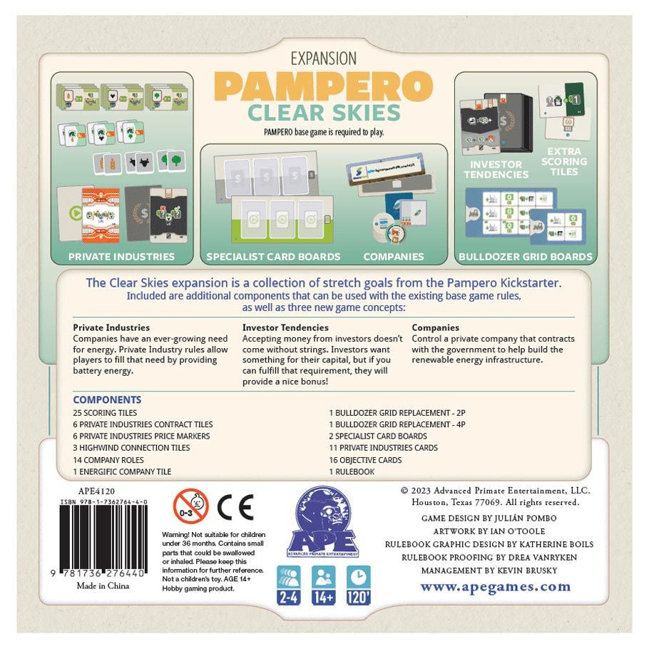 Pampero: Clear Skies Expansion