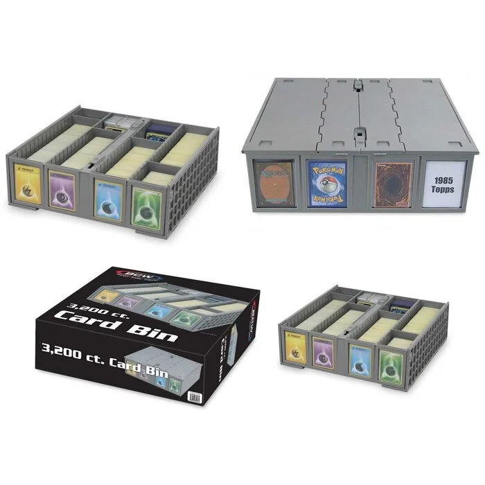 BCW 3200ct Card Bin (GRAY)