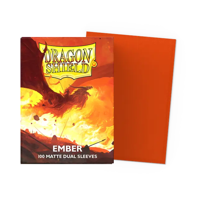 Dragon Shield Dual Sleeves Matte Ember