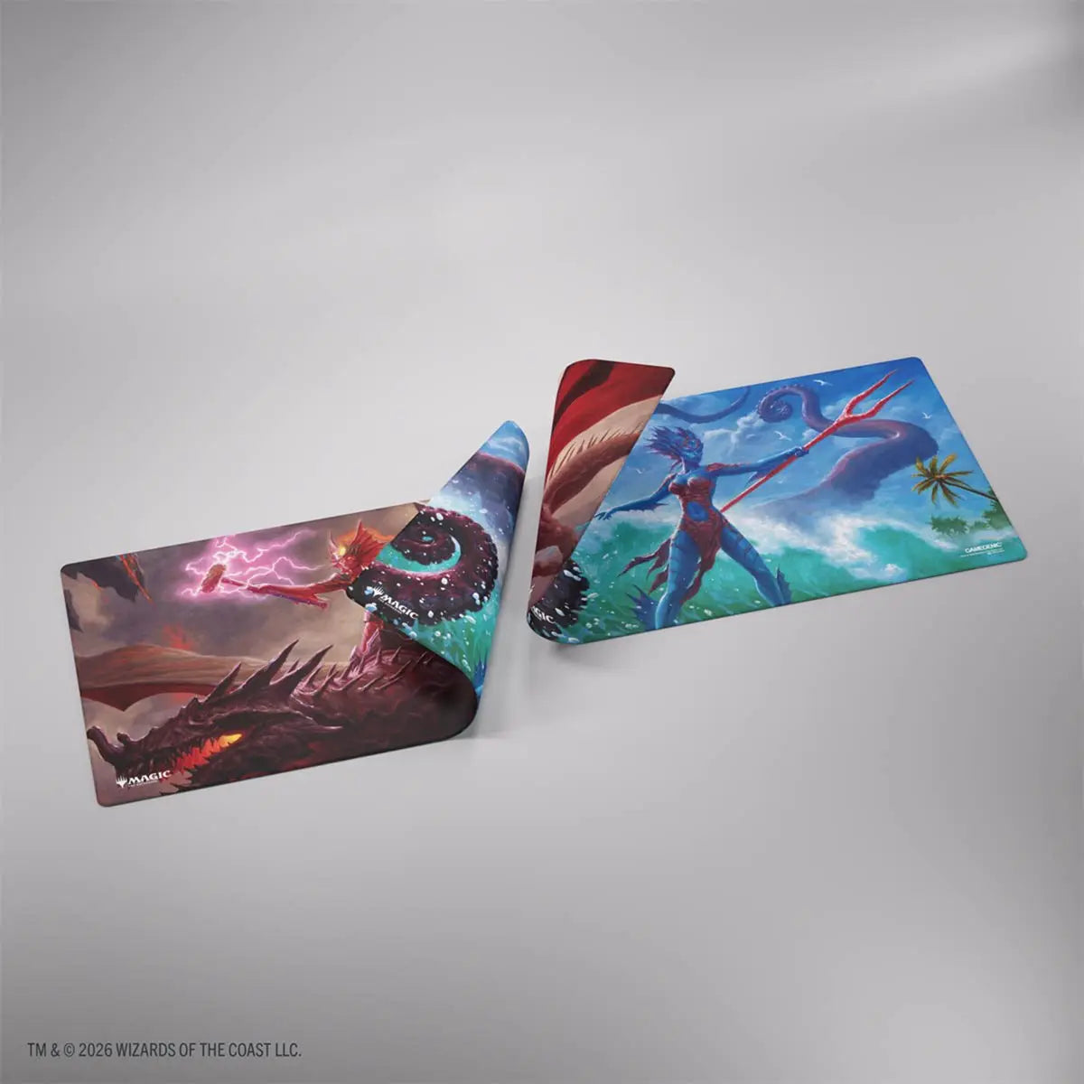 Reality Fracture Double-Sided Playmat - Kiora of Fire and Ashes / Kiora of Salt and Sand