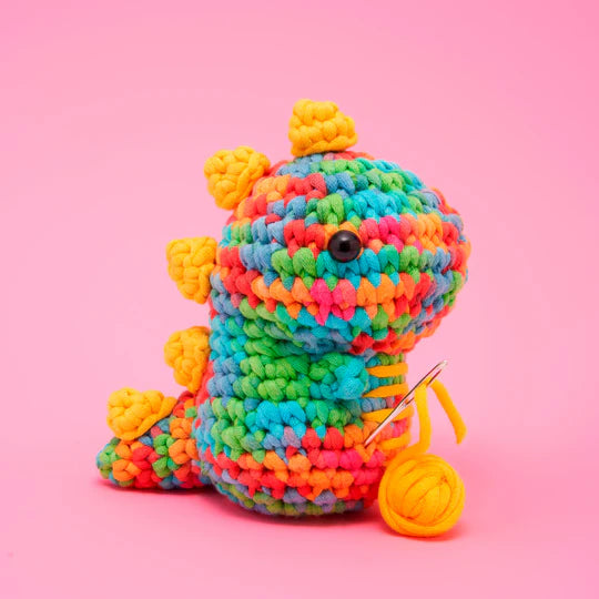 Woobles Rainbow Dino Crochet Kit