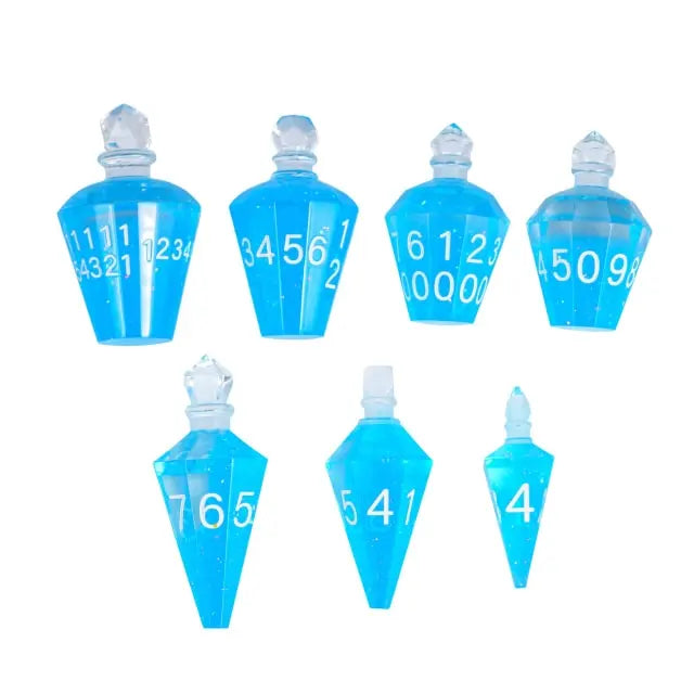 Blue Magic Potion Bottle Dice