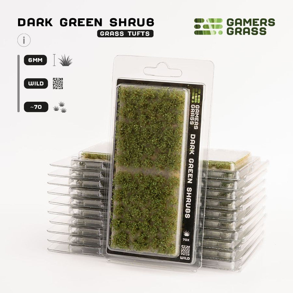 Gamers Grass Dark Green Shrub - Wild