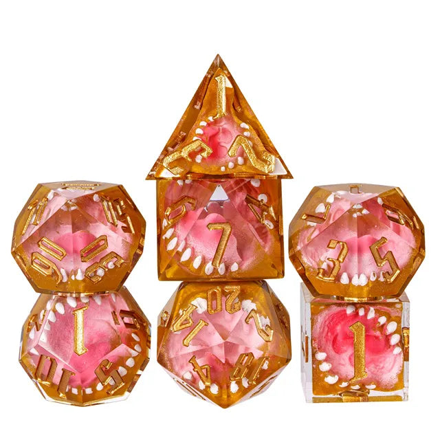 7pc Handmade MIMIC Dice