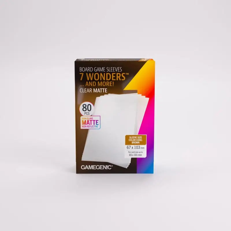 GG Matte Clear 7 Wonders Sleeves