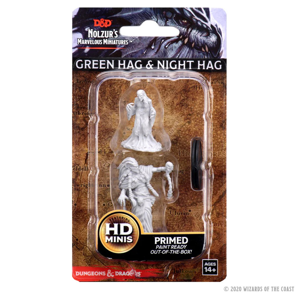 Nolzur's Marvelous Miniatures: Green Hag & Night Hag