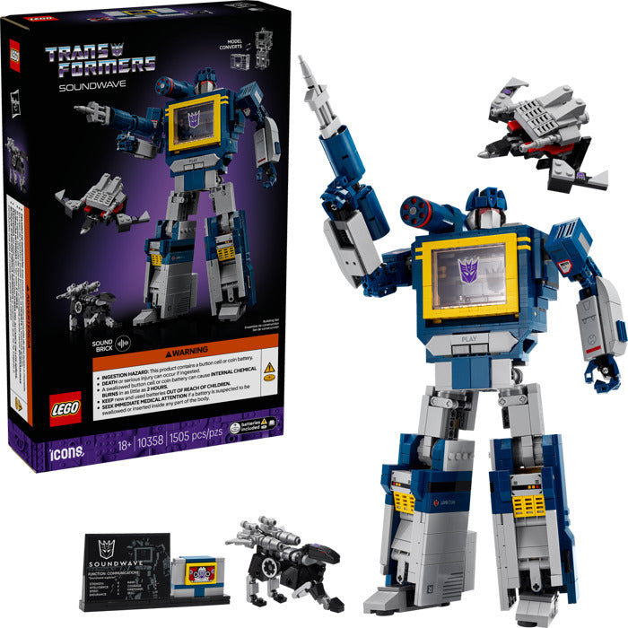 LEGO Transformers: Soundwave