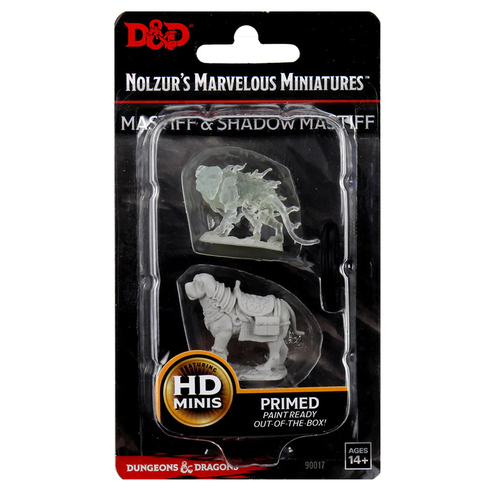 Nolzur's Marvelous Miniatures: Mastif & Shadow Mastif